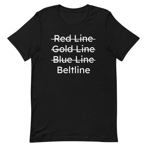 No Line but the Beltline T-Shirt (Black)