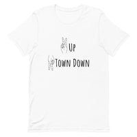 Peace Up, A-Town Down T-Shirt (White)